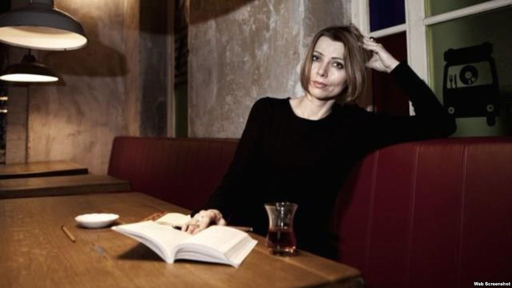 Elif Shafak with a novel essay
